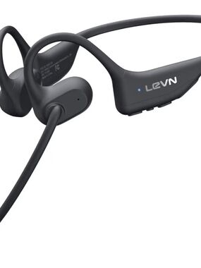 Black On-Ear Wireless Sports Headphones